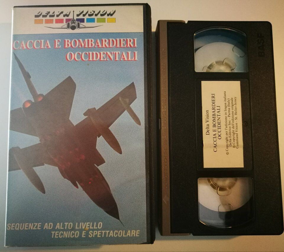 TeknoFilm - VHS – AEREI - CACCIA E BOMBARDIERI OCCIDENTALI di A.A.V.V. (1985) - DELTAVISION (INEDITO IN DVD)