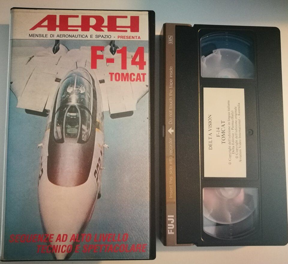 TeknoFilm - VHS – AEREI - F14 TOMCAT di A.A.V.V. (1985) - DELTAVISION (INEDITO IN DVD)