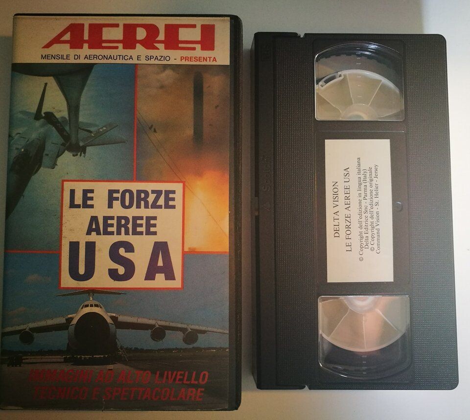 TeknoFilm - VHS – AEREI - LE FORZE AEREE USA di A.A.V.V. (1985) - DELTAVISION (INEDITO IN DVD)