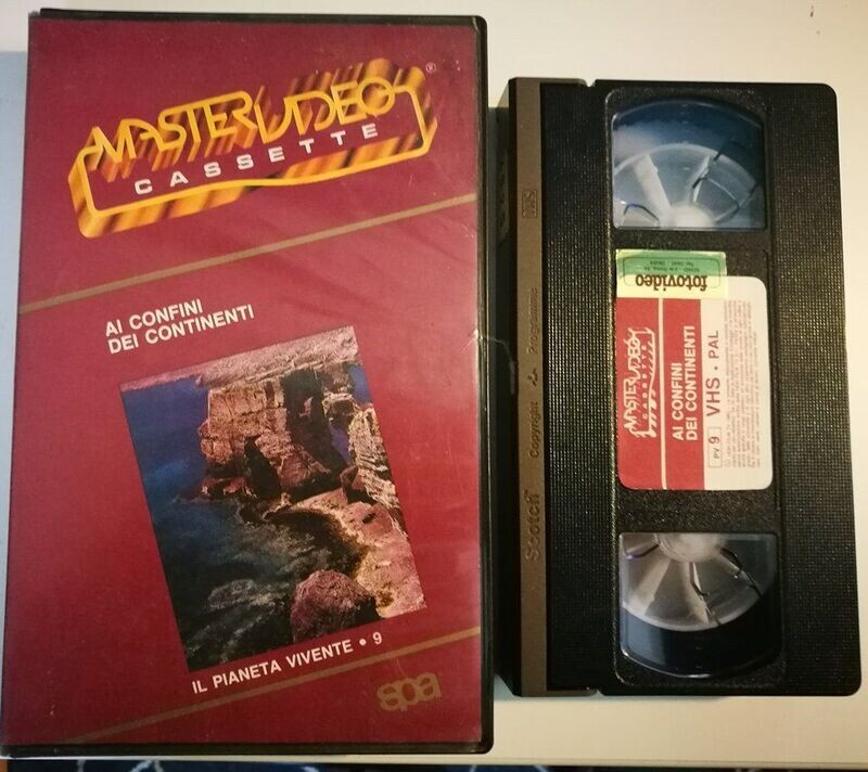 TeknoFilm - VHS – IL PIANETA VIVENTE 09 - AI CONFINI DEI CONTINENTI di David Attenborough (1980) - MASTERVIDEO (INEDITO IN DVD)