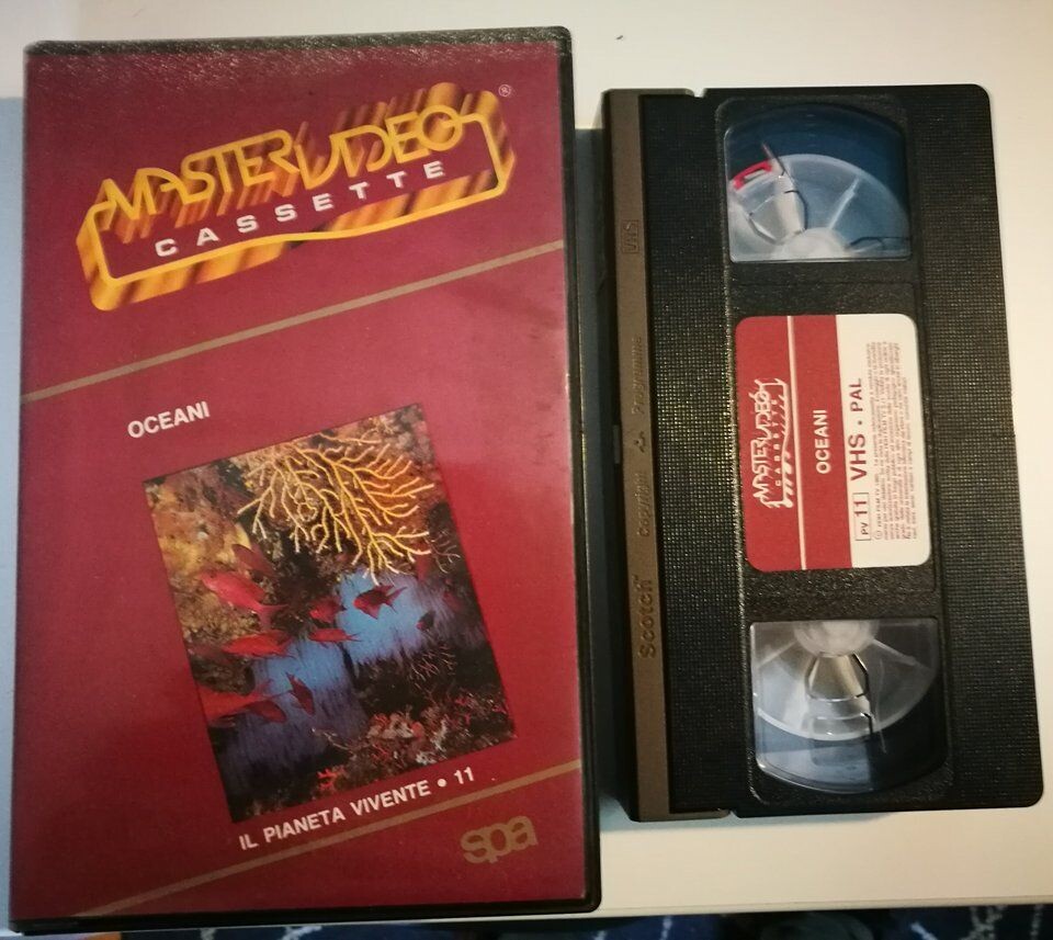 TeknoFilm - VHS – IL PIANETA VIVENTE 11 - OCEANI di David Attenborough (1980) - MASTERVIDEO (INEDITO IN DVD)