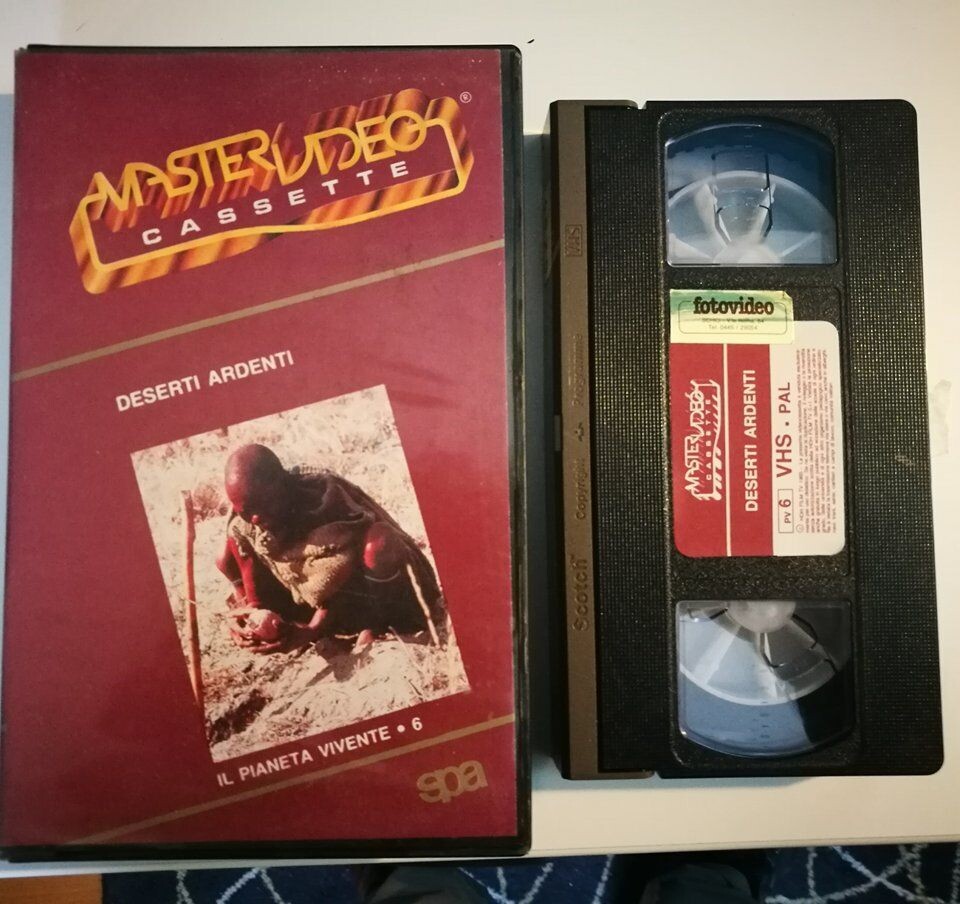TeknoFilm - VHS – IL PIANETA VIVENTE 06 - DESERTI ARDENTI di David Attenborough (1980) - MASTERVIDEO (INEDITO IN DVD)