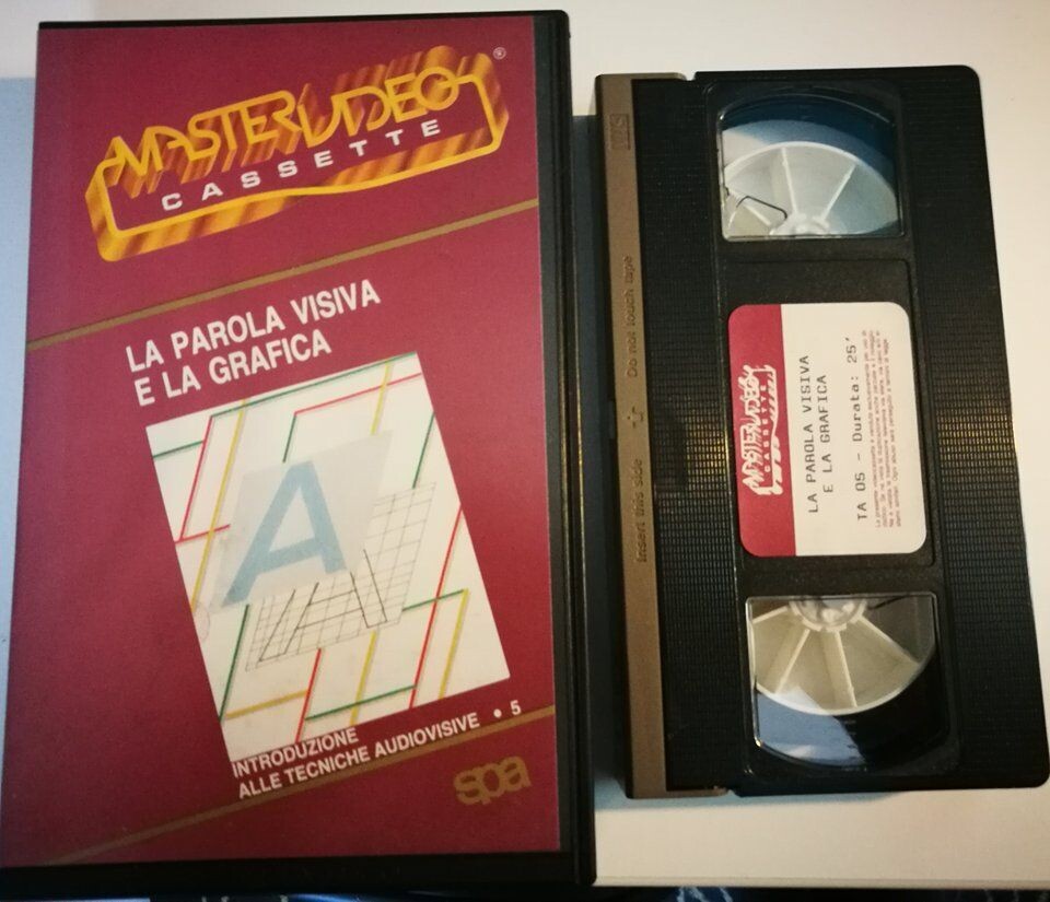 TeknoFilm - VHS – LA PAROLA VISIVA E LA GRAFICA 5 di A.A.V.V. (1980) - MASTERVIDEO (INEDITO IN DVD)