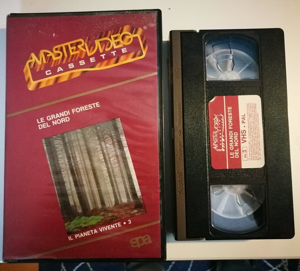 TeknoFilm - VHS – IL PIANETA VIVENTE 03 - LE GRANDI FORESTE DEL NORD di David Attenborough (1980) - MASTERVIDEO (INEDITO IN DVD)