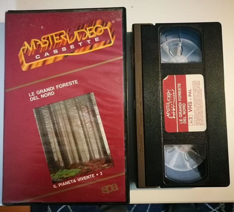 TeknoFilm - VHS – IL PIANETA VIVENTE 03 - LE GRANDI FORESTE DEL NORD di David Attenborough (1980) - MASTERVIDEO (INEDITO IN DVD)