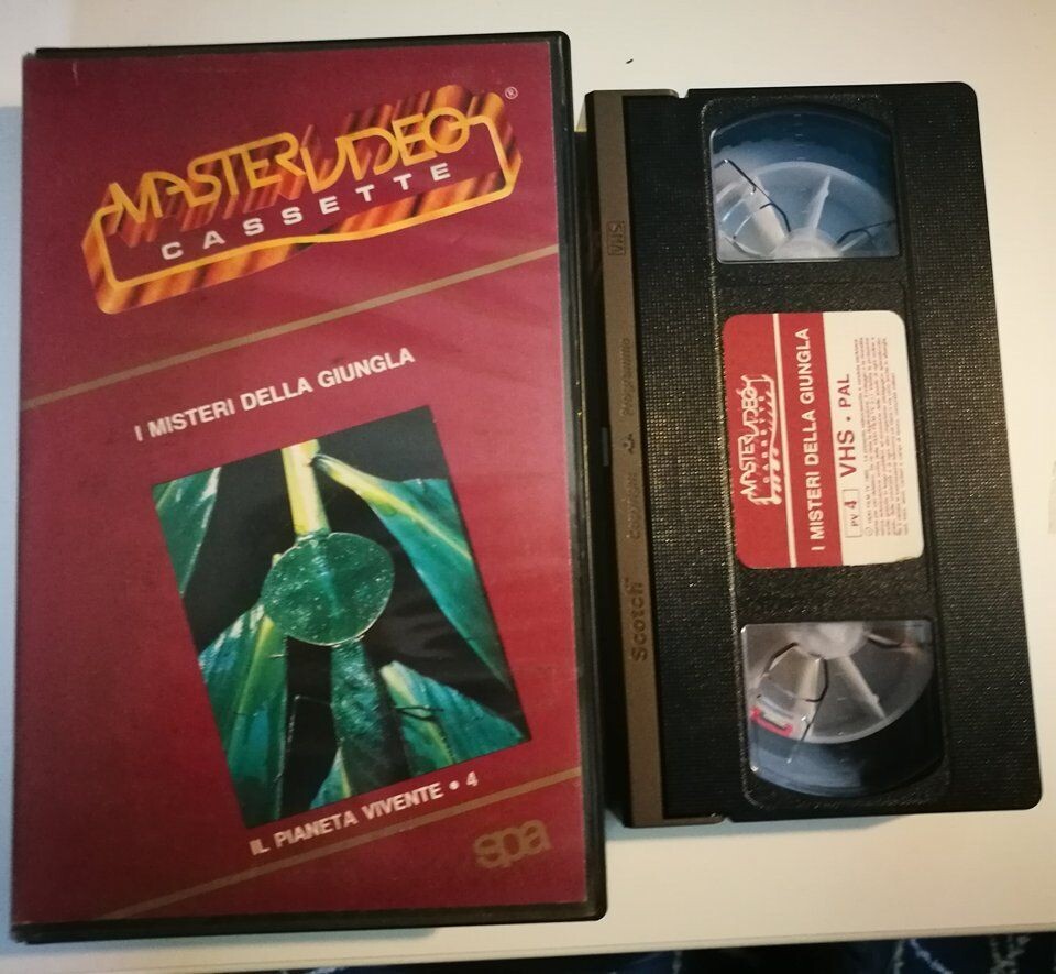 TeknoFilm - VHS – IL PIANETA VIVENTE 04 - I MISTERI DELLA GIUNGLA di David Attenborough (1980) - MASTERVIDEO (INEDITO IN DVD)