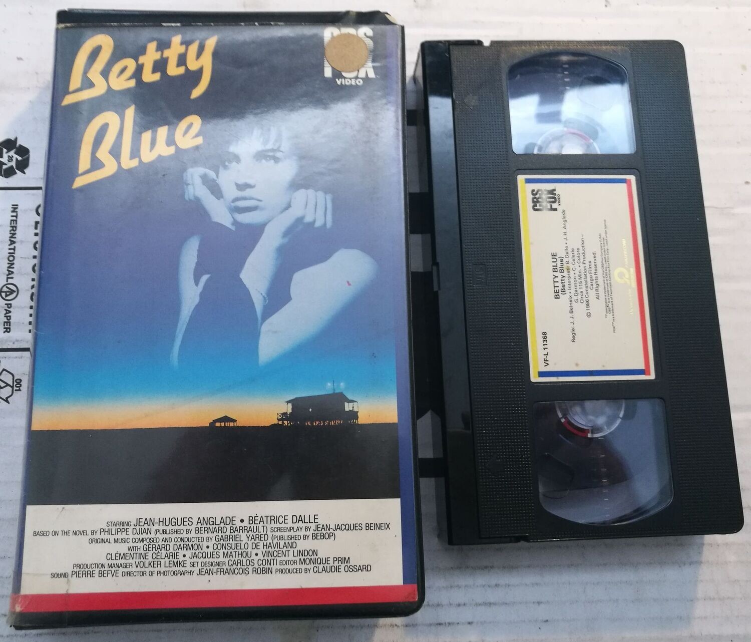 TeknoFilm - VHS – BETTY BLUE di Jean-Jacques Beineix (1986) - CBS FOX