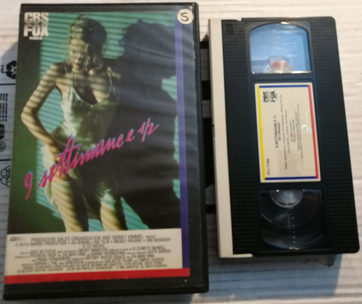 TeknoFilm - VHS – 9 SETTIMANE E 1/2 di Adrian Lyne (1986) - CBS FOX