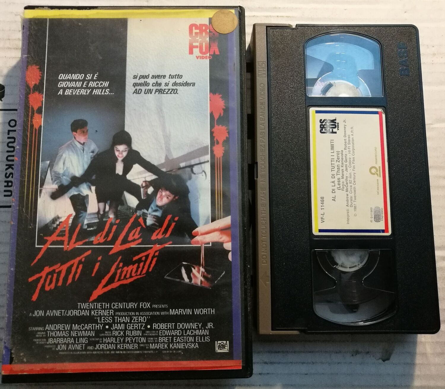 TeknoFilm - VHS – AL DI LA' DI TUTTI I LIMITI di Marek Kanievska (1987) - CBS FOX