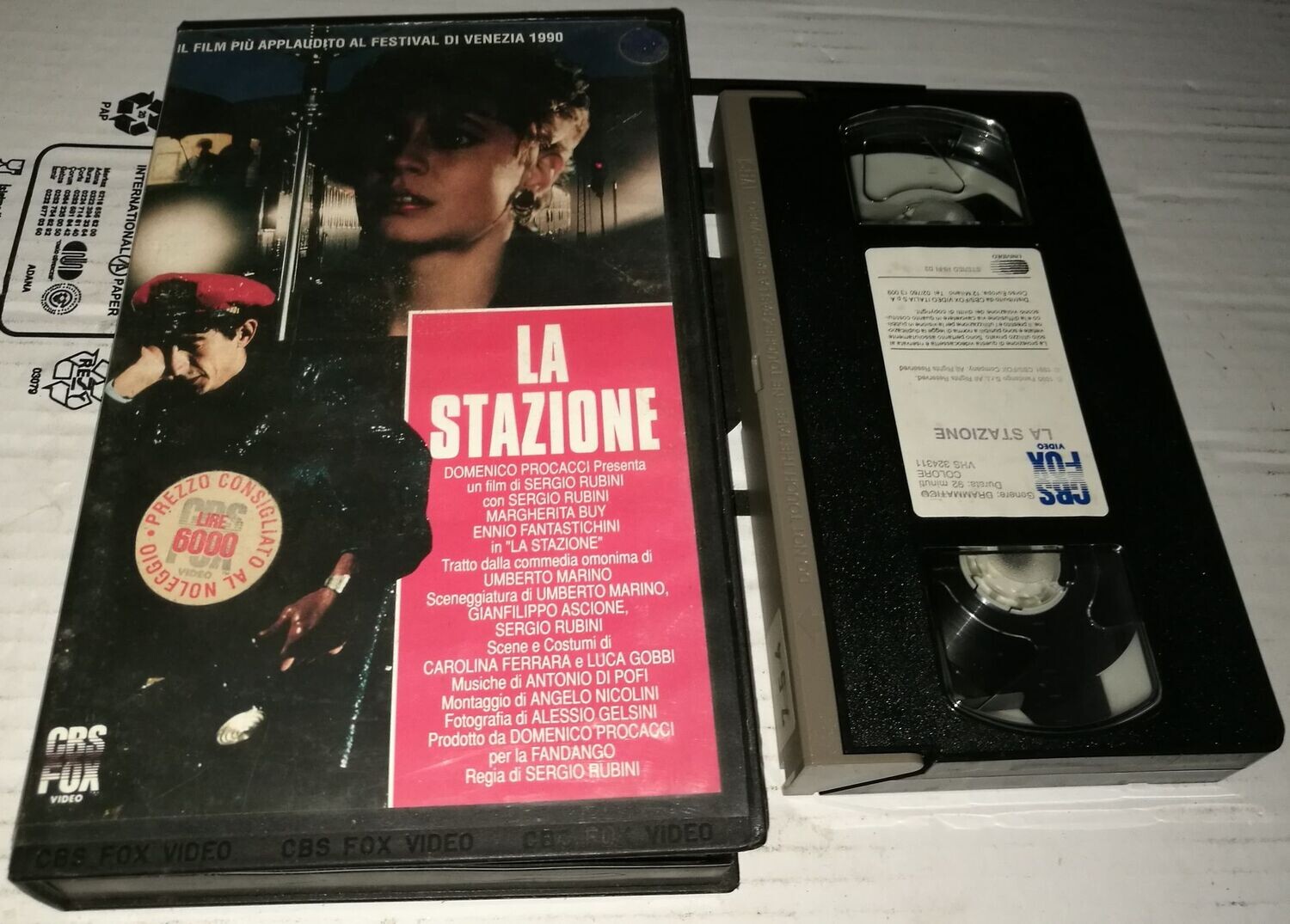 TeknoFilm - VHS – LA STAZIONE di Sergio Rubini (1990) - CBS FOX