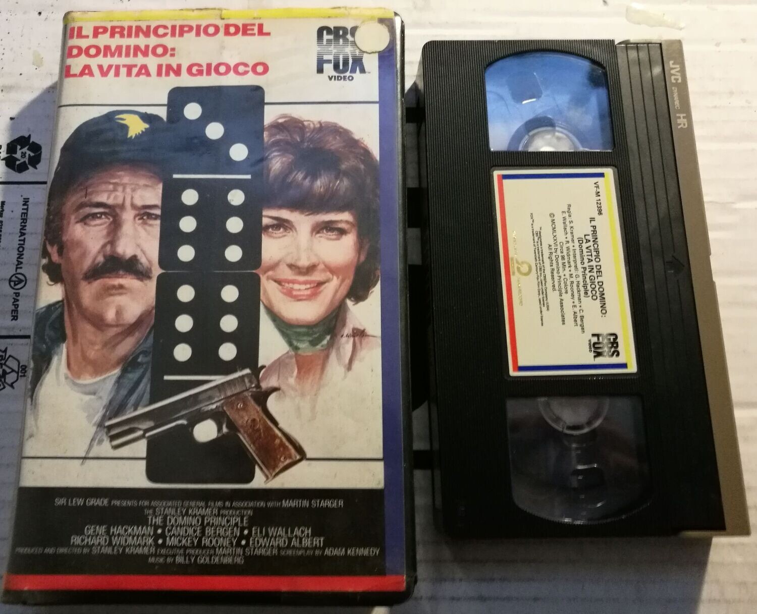 TeknoFilm - VHS – IL PRINCIPIO DEL DOMINO - LA VITA IN GIOCO di Stanley Kramer (1977) - CBS FOX