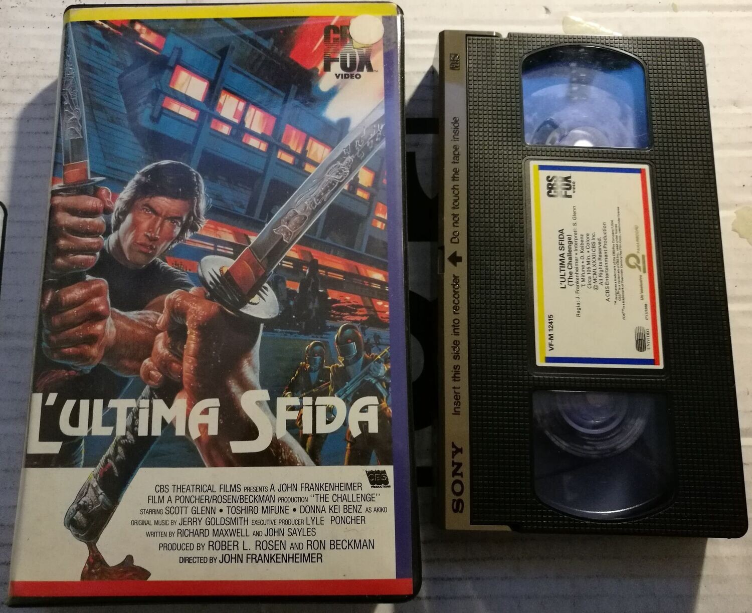 TeknoFilm - VHS – L'ULTIMA SFIDA di John Frankenheimer (1982) - CBS FOX