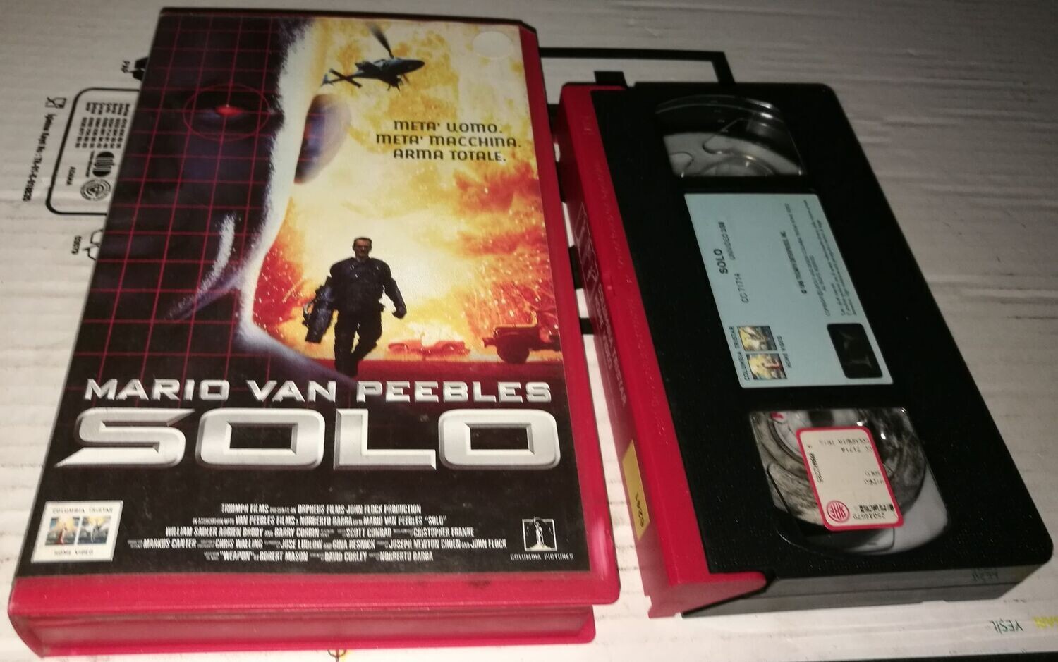 TeknoFilm - VHS – SOLO di Norberto Barba (1996) - COLUMBIA TRISTAR