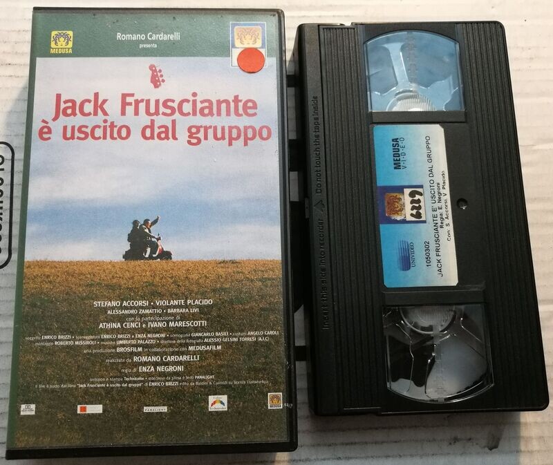 TeknoFilm -  VHS – JACK FRUSCIANTE E' USCITO DAL GRUPPO di Enza Negroni (1996) - MEDUSA