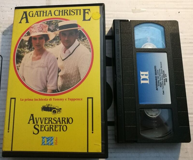 TeknoFilm - VHS – AGATHA CHRISTIE - AVVERSARIO SEGRETO di Tony Wharmby (1983) - DB VIDEO