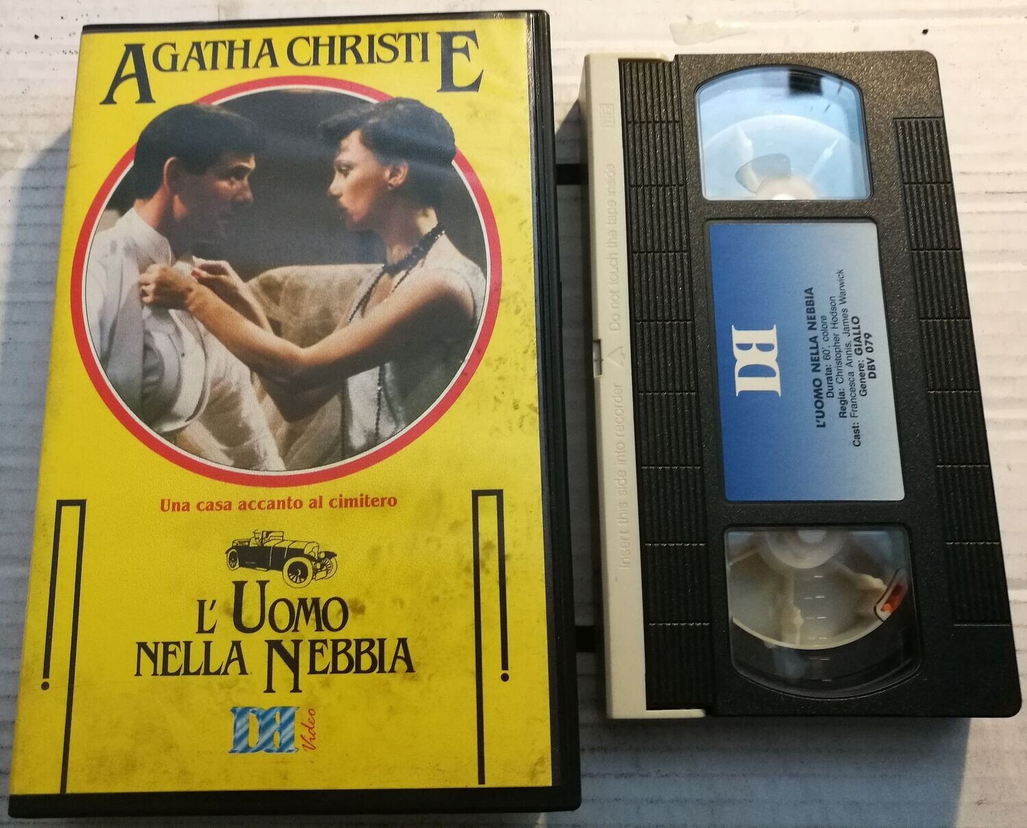 TeknoFilm - VHS – AGATHA CHRISTIE - L'UOMO NELLA NEBBIA di Chris Hodson (1982) - DB VIDEO