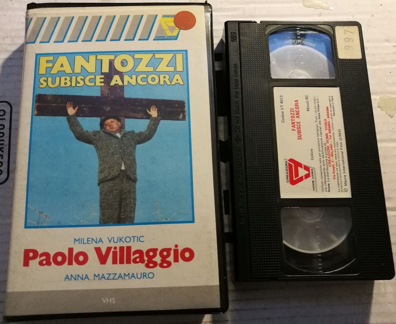 TeknoFilm - VHS – FANTOZZI SUBISCE ANCORA di Neri Parenti (1983) - CREAZIONI HOME VIDEO