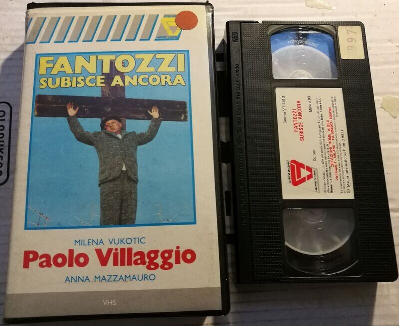 TeknoFilm - VHS – FANTOZZI SUBISCE ANCORA di Neri Parenti (1983) - CREAZIONI HOME VIDEO