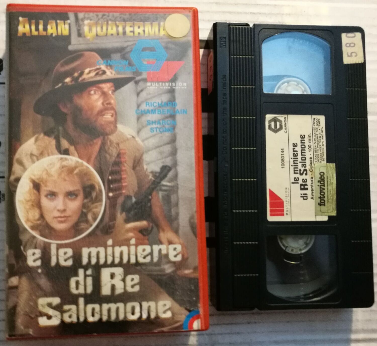TeknoFilm - VHS – ALLAN QUATERMAIN E LE MINIERE DI RE SALOMONE di J. Lee Thompson (1985) - MULTIVISION
