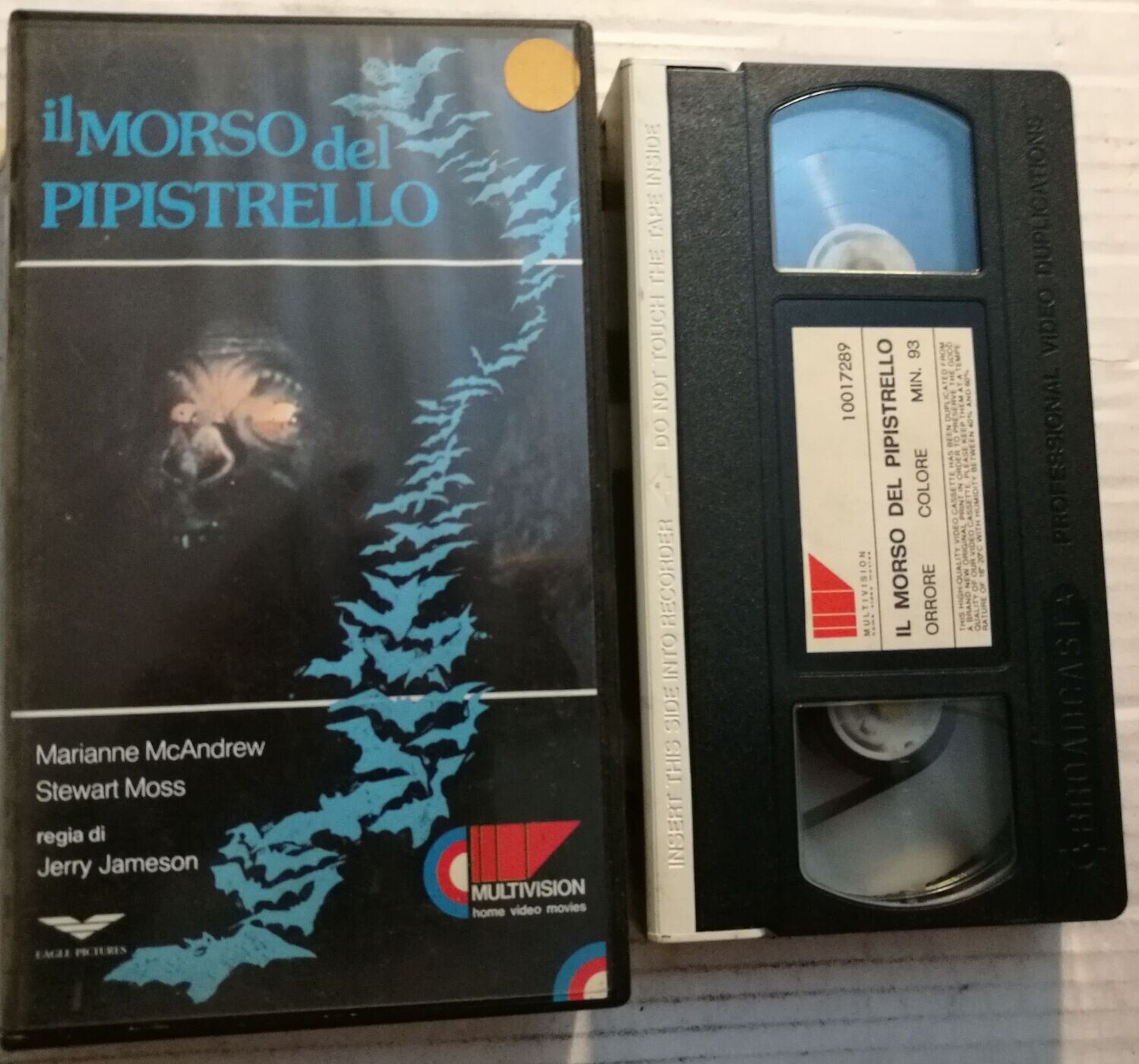 TeknoFilm - VHS – IL MORSO DEL PIPISTRELLO di Jerry Jameson (1974) - MULTIVISION