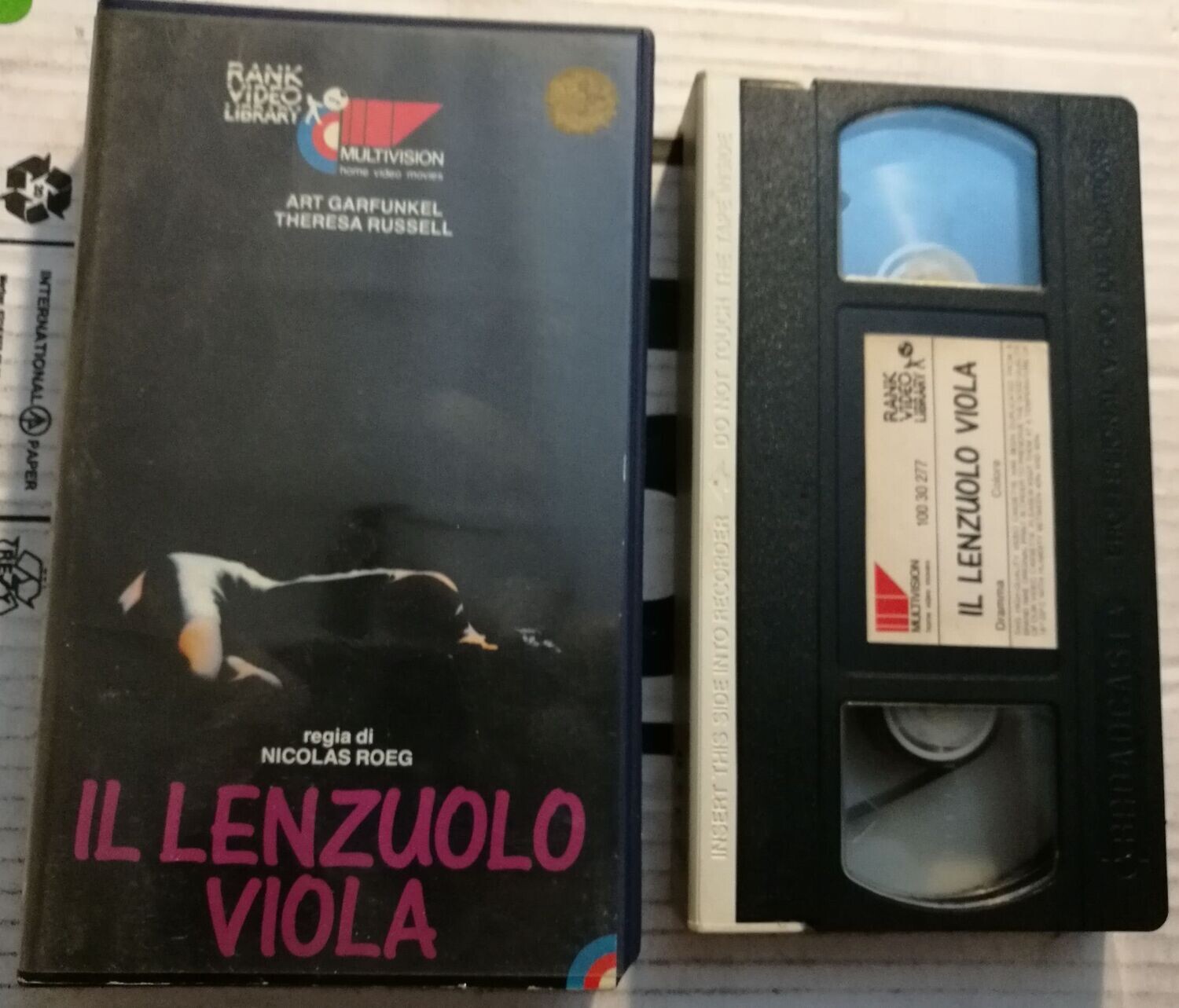 TeknoFilm - VHS – IL LENZUOLO VIOLA di Nicolas Roeg (1980) - MULTIVISION