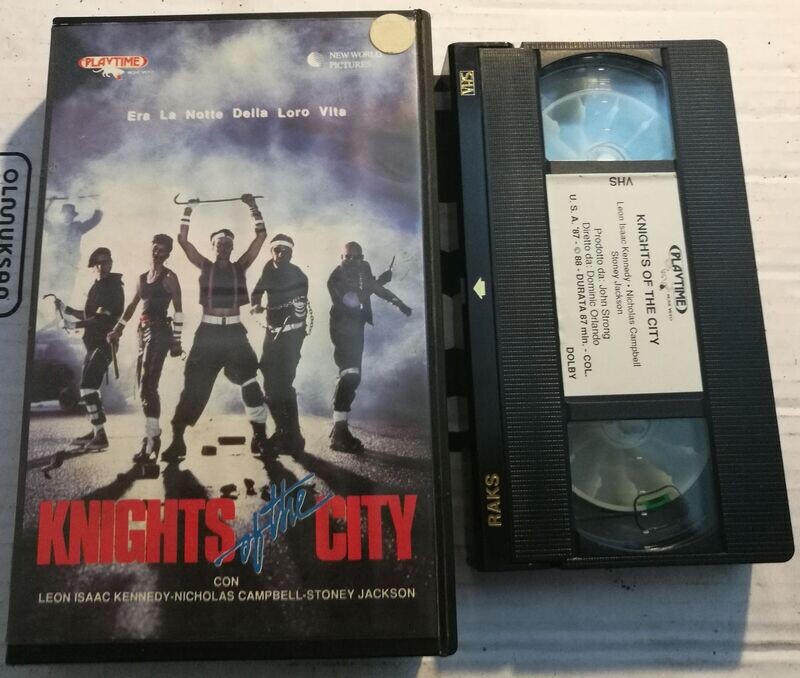 TeknoFilm - VHS – KNIGHTS OF THE CITY di Dominic Orlando (1986) - PLAYTIME