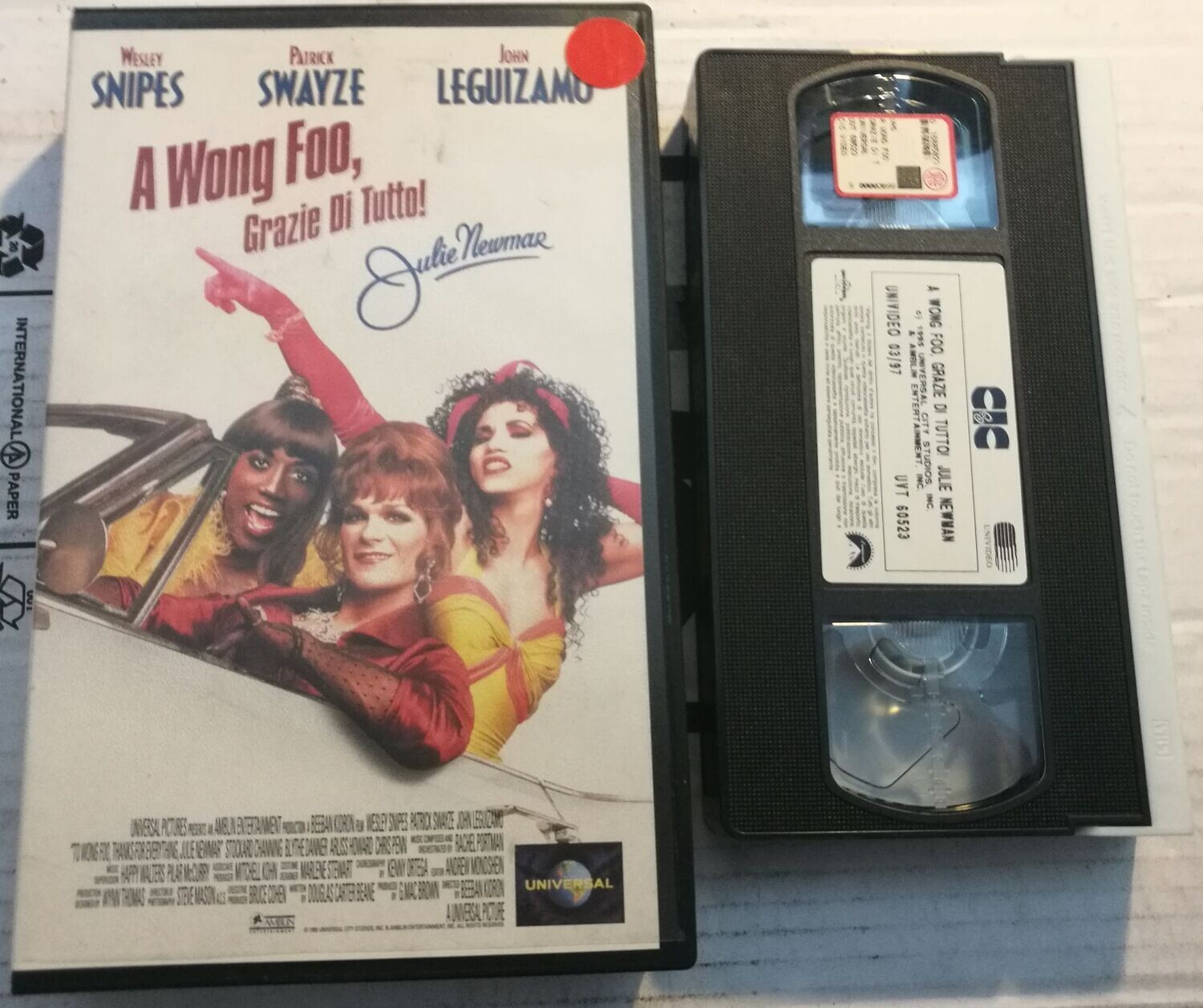 TeknoFilm - VHS – A WONG FOO, GRAZIE DI TUTTO JULIE NEWMAN di 	Beeban Kidron (1995) - CIC