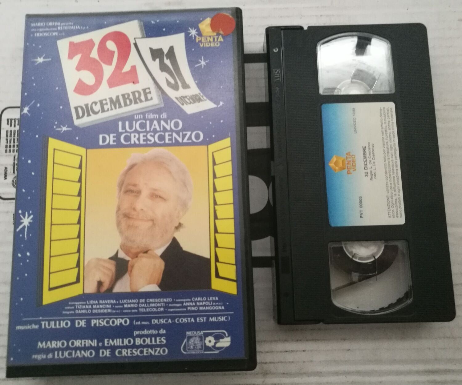 TeknoFilm -  VHS – 32 DICEMBRE di Luciano De Crescenzo (1988) - PENTA VIDEO