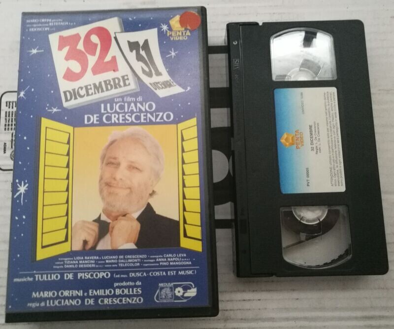 TeknoFilm -  VHS – 32 DICEMBRE di Luciano De Crescenzo (1988) - PENTA VIDEO