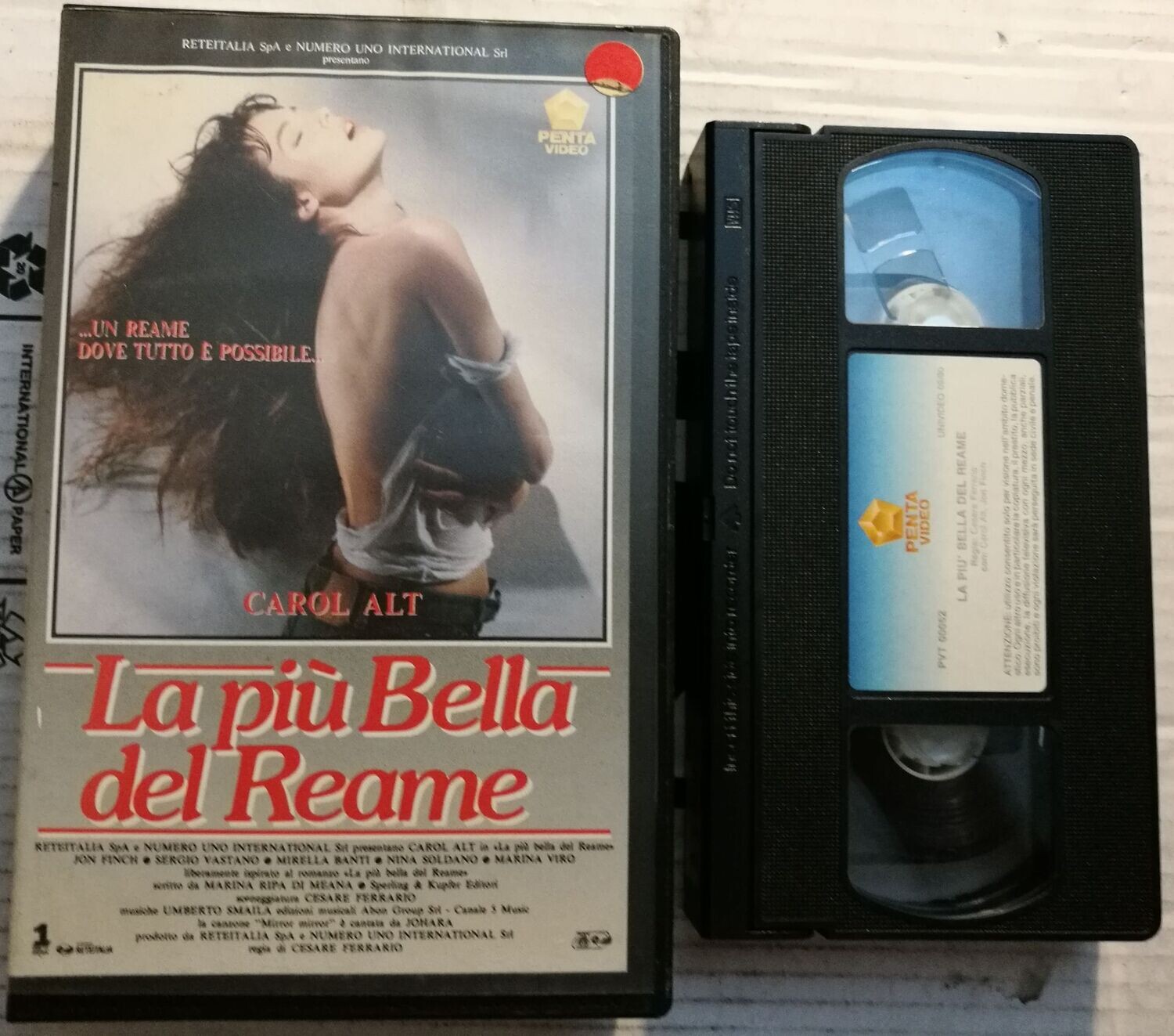 TeknoFilm - VHS – LA PIU' BELLA DEL REAME di Cesare Ferrario (1989) - PENTA VIDEO (INEDITO IN DVD)