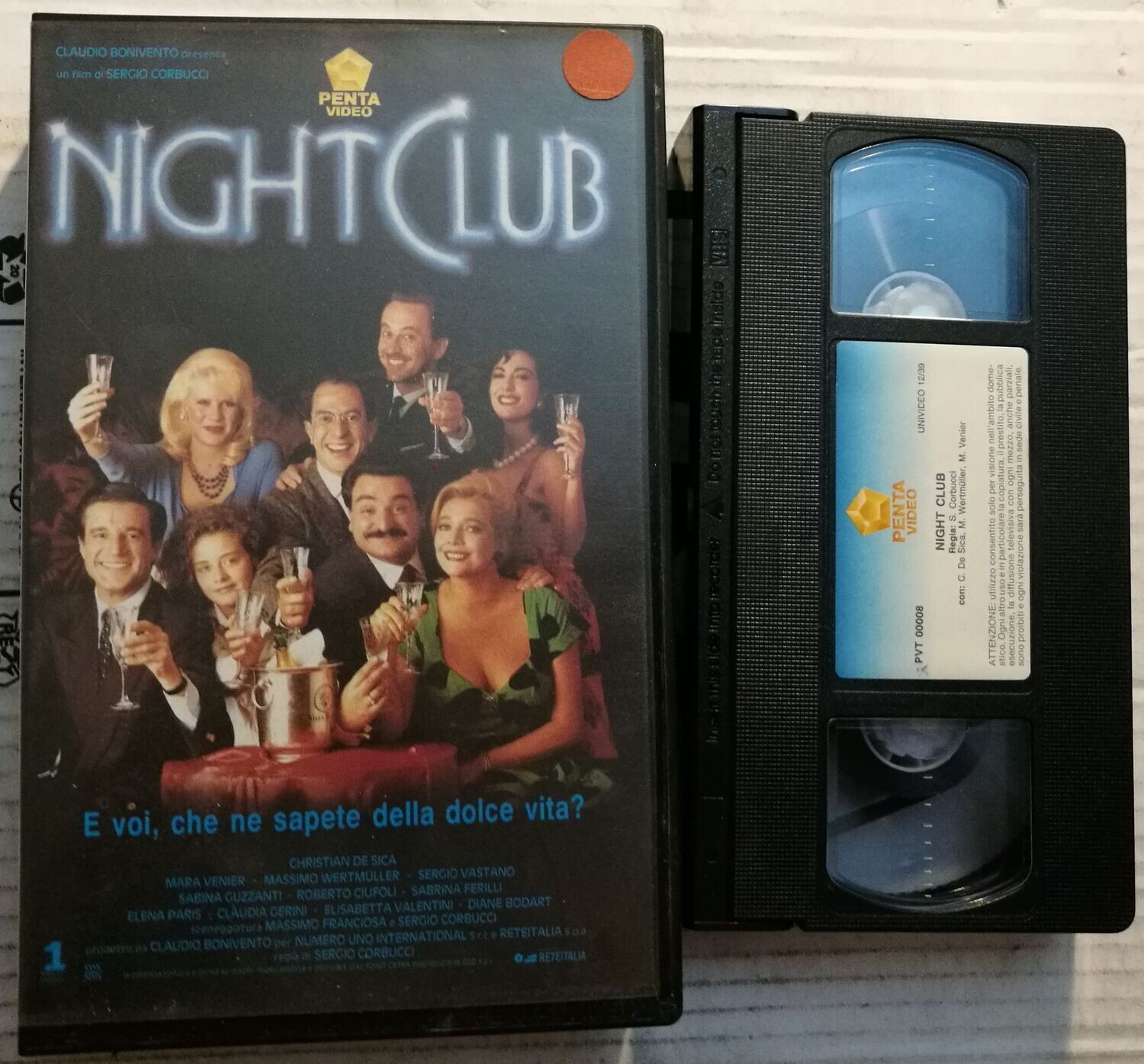TeknoFilm - VHS – NIGHT CLUB di Sergio Corbucci (1989) - PENTA VIDEO