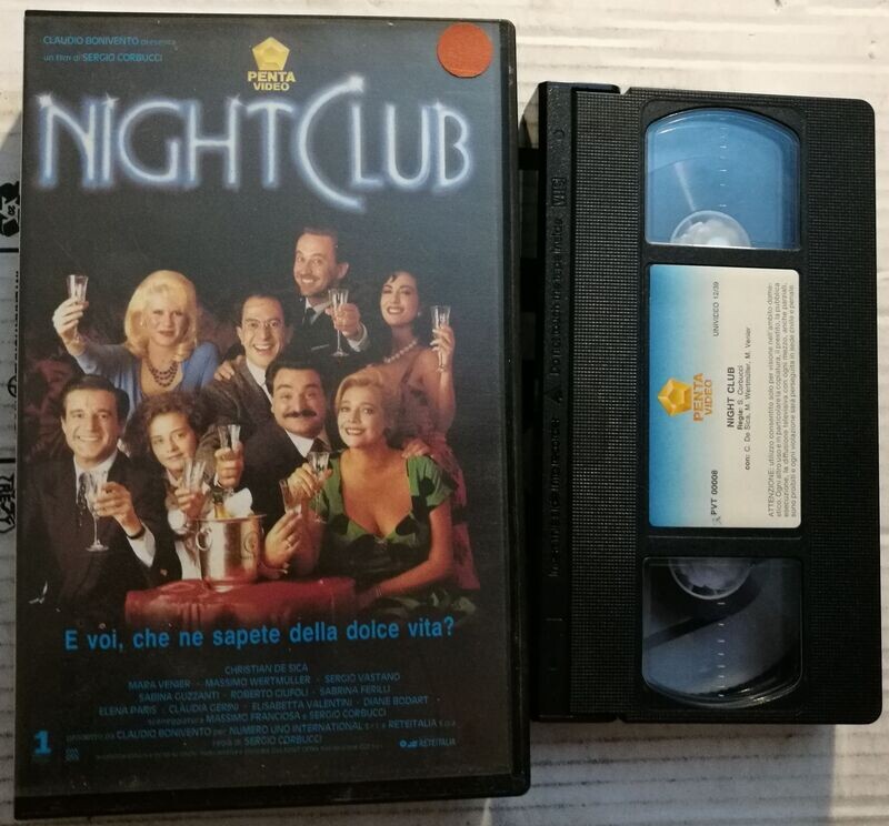 TeknoFilm - VHS – NIGHT CLUB di Sergio Corbucci (1989) - PENTA VIDEO