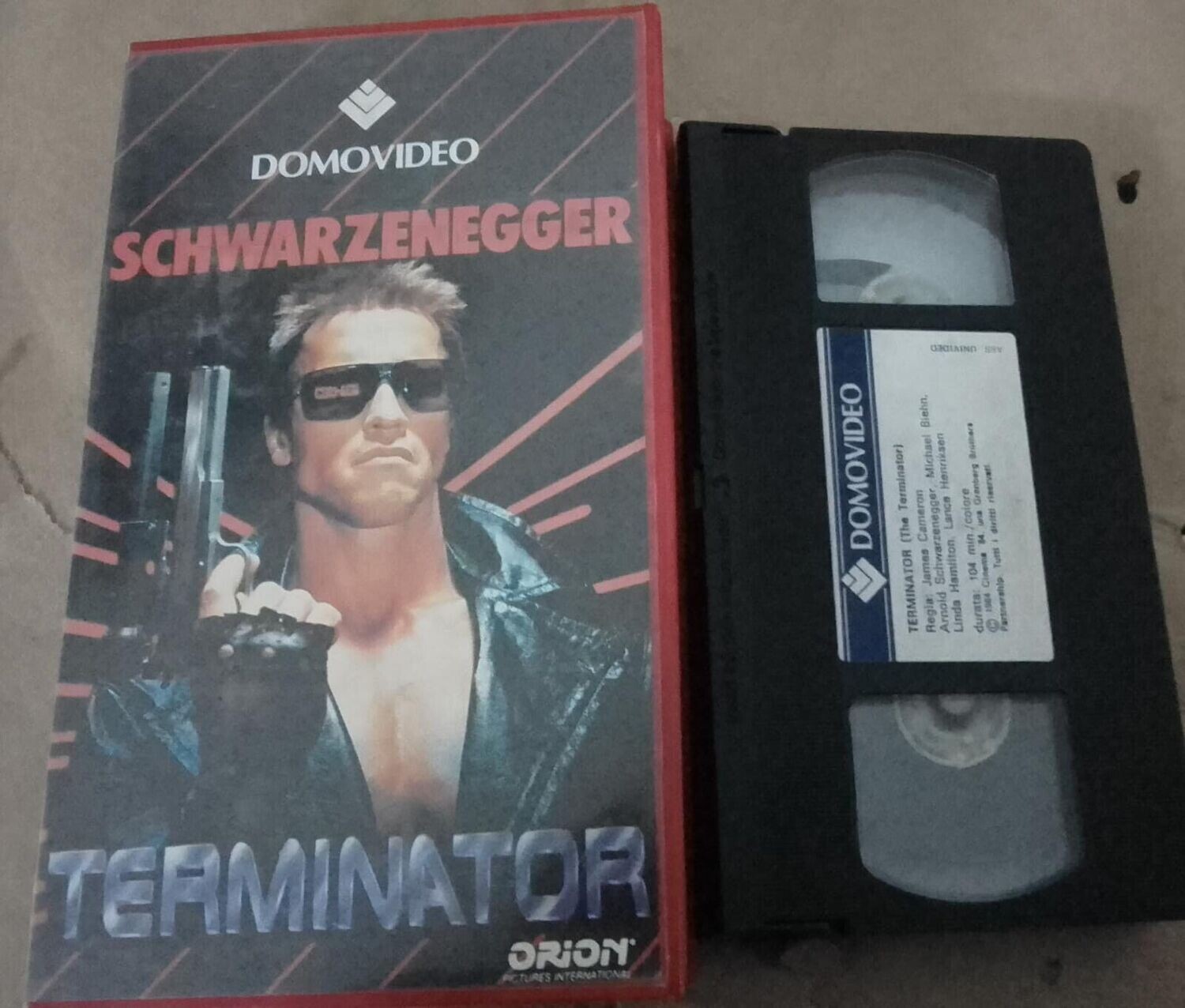 TeknoFilm - 3 VHS – TERMINATOR 1 - 2 - 3 di James Cameron e Jonathan Mostow (1984-1989-2003) - DOMOVIDEO/PENTA/COLUMBIA TRISTAR