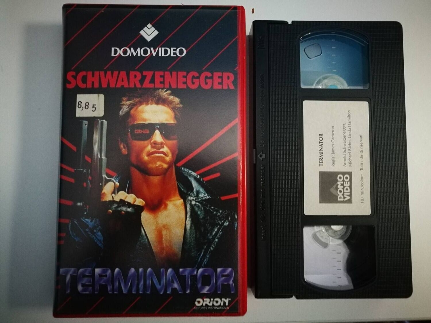 TeknoFilm - VHS – TERMINATOR di James Cameron (1984) - DOMOVIDEO 2° EDIZIONE