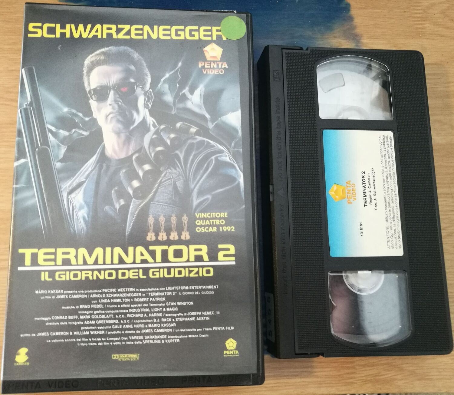 TeknoFilm - VHS – TERMINATOR 2 - IL GIORNO DEL GIUDIZIO di James Cameron (1989) - PENTA VIDEO