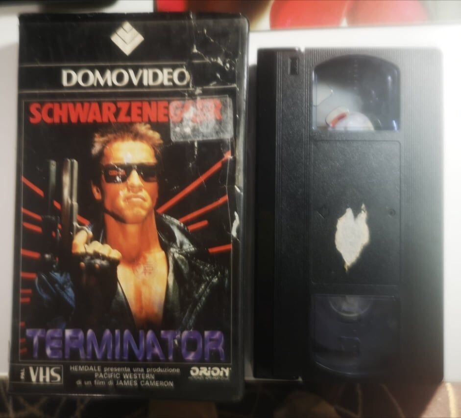 TeknoFilm - VHS – TERMINATOR di James Cameron (1984) - DOMOVIDEO 1° EDIZIONE