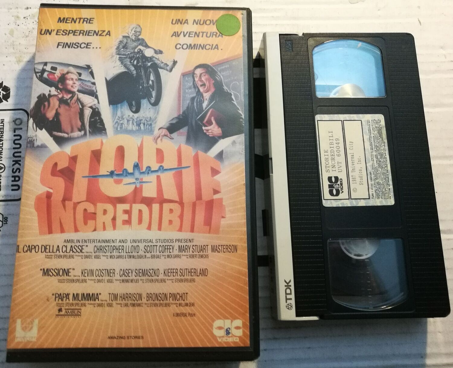 TeknoFilm - VHS – STORIE INCREDIBILI 1 di A.A.V.V. (1985) - CIC