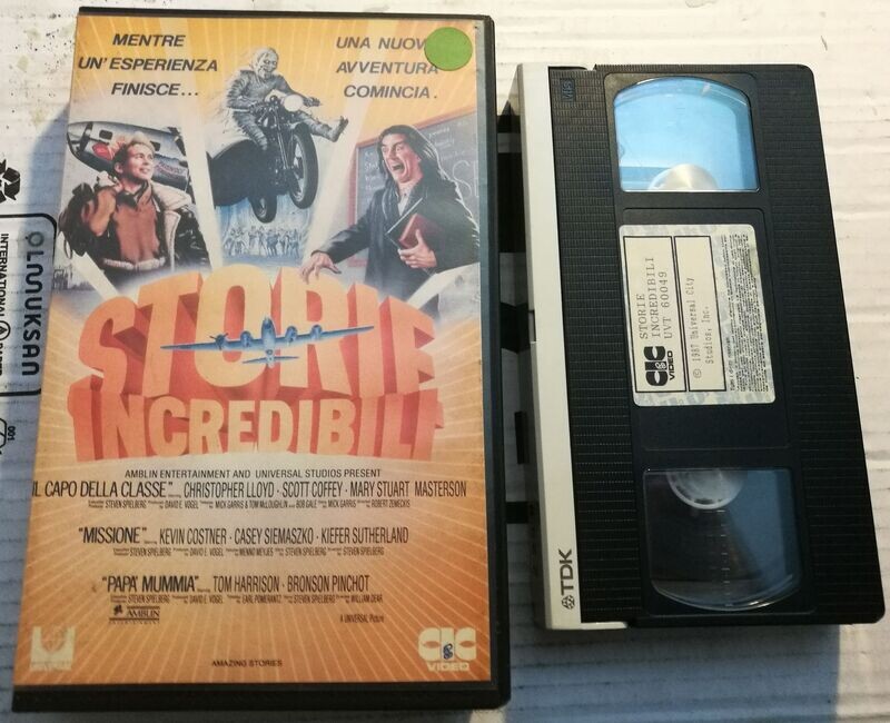 TeknoFilm - VHS – STORIE INCREDIBILI 1 di A.A.V.V. (1985) - CIC