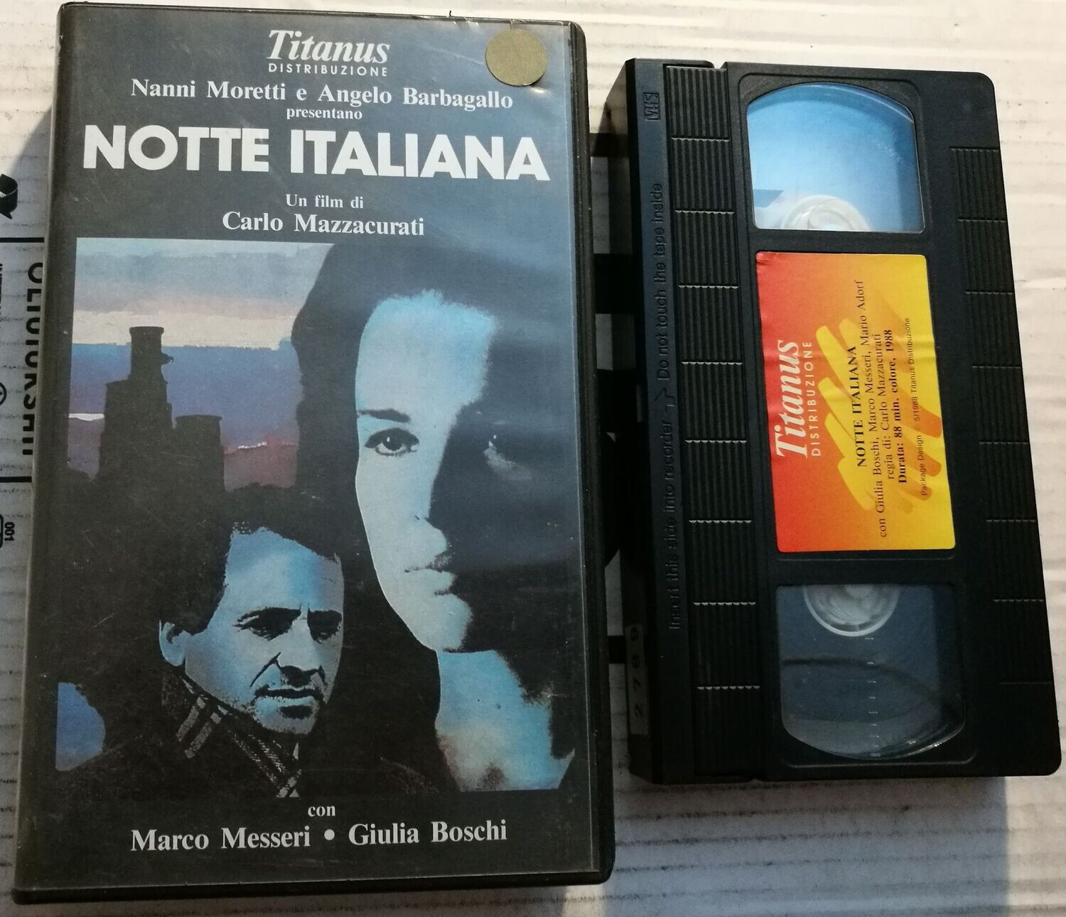 TeknoFilm - VHS – NOTTE ITALIANA di Carlo Mazzacurati (1987) - TITANUS