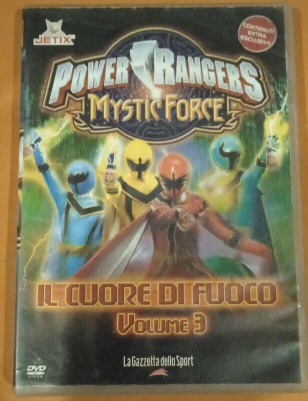 TeknoFilm - DVD - POWER RANGERS MYSTIC FORCE Stag. 01 Vol. 03 (Ep. 7 - 8 - 9) di A.A.V.V. (2006) - GAZZETTA DELLO SPORT