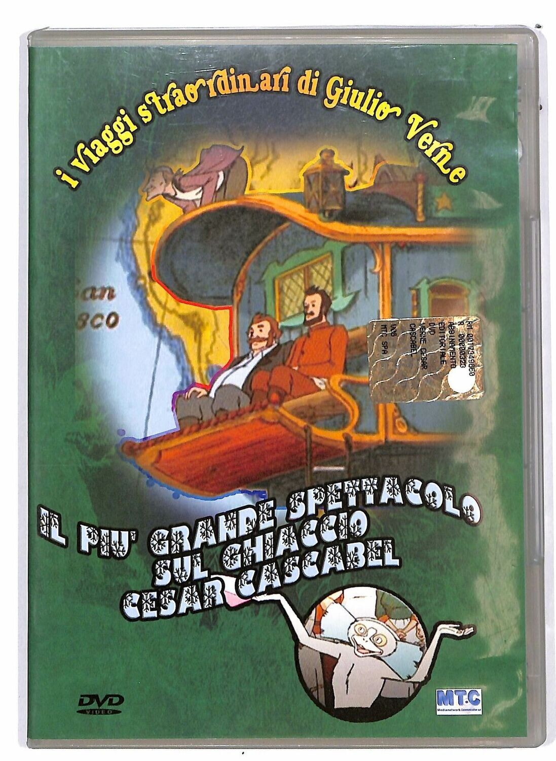 TeknoFilm - DVD - IL PIU' GRANDE SPETTACOLO SUL GHIACCIO: CESAR CASCABEL di Gilles Gay (2001) - MTC