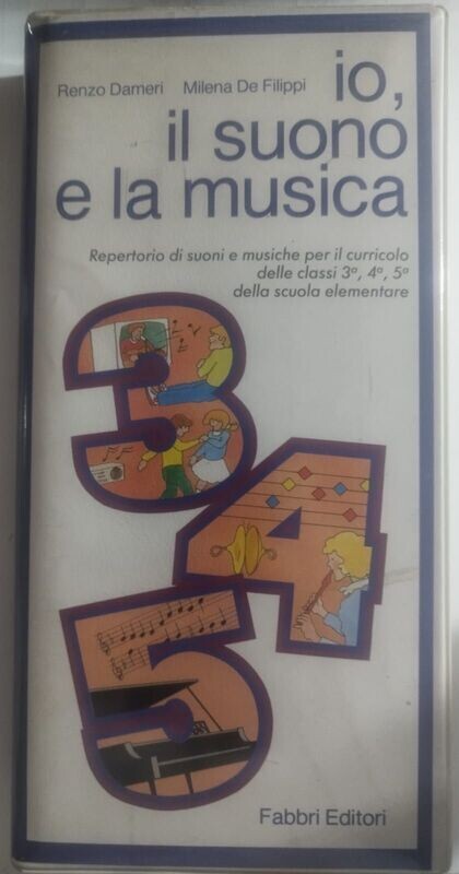 TeknoFilm - Box Cartonato 3 Musicassette (MC) + Booklet 4 pag. - IO, IL SUONO E LA MUSICA (CLASSI 3°, 4° E 5°) (1993) - FABBRI EDITORI