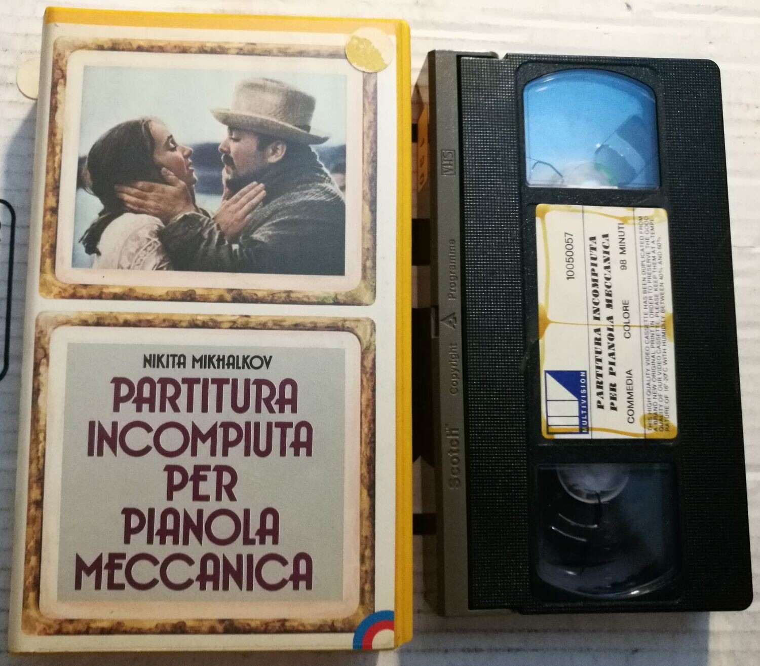 TeknoFilm - VHS - PARTITURA INCOMPIUTA PER PIANOLA MECCANICA di Nikita Mikhalkov (1976) - MULTIVISION (INEDITO IN DVD)