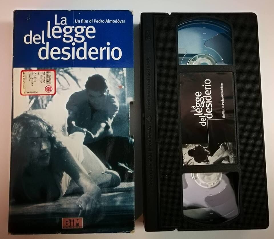 TeknoFilm - VHS - LA LEGGE DEL DESIDERIO di Pedro Almodovar (1987) - L'UNITA'
