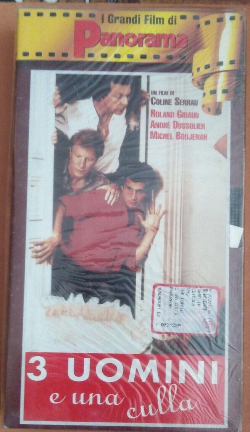 TeknoFilm - VHS - 3 UOMINI E UNA CULLA di Coline Serreau (1985) - PANORAMA (INEDITO IN DVD)