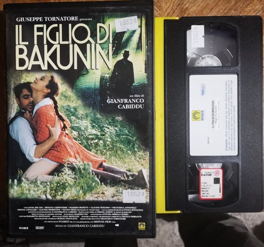 TeknoFilm - VHS - IL FIGLIO DI BAKUNIN di Gianfranco Cabiddu(1997) - MEDUSA (INEDITO IN DVD)