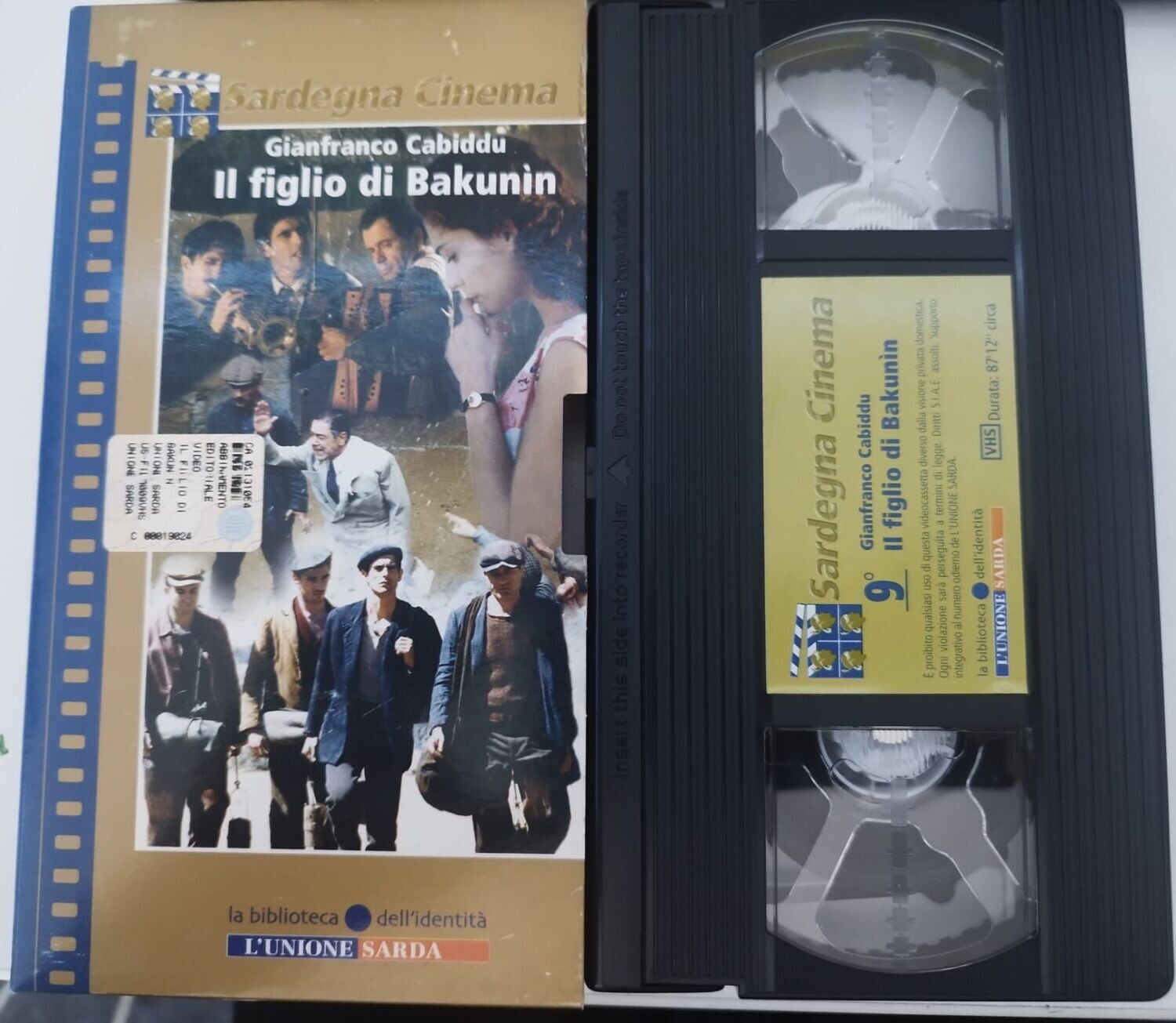 TeknoFilm - VHS - IL FIGLIO DI BAKUNIN di Gianfranco Cabiddu(1997) - L'UNIONE SARDA (INEDITO IN DVD)