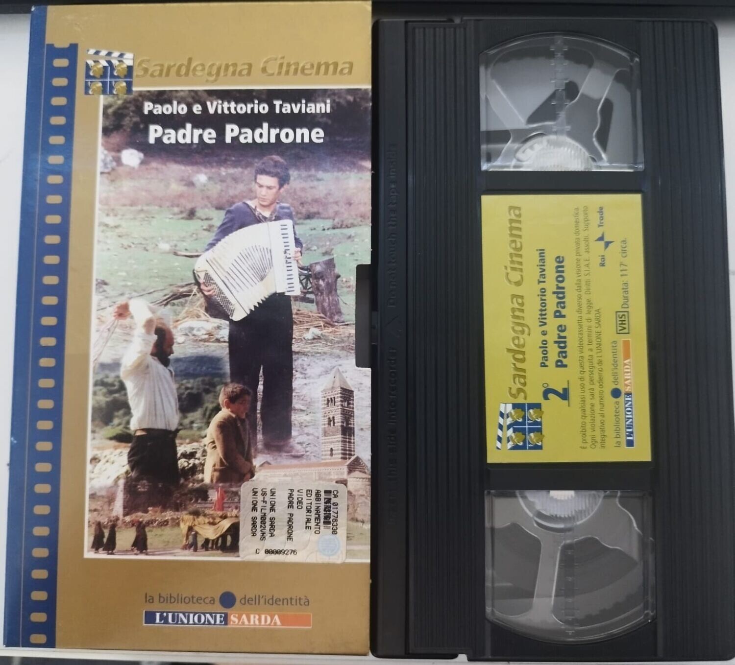 TeknoFilm -  VHS - PADRE E PADRONE di Vittorio e Paolo Taviani (1977) - L'UNIONE SARDA