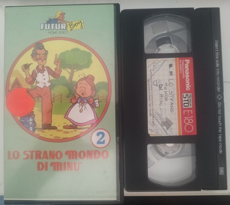 TeknoFilm - 3 VHS - LO STRANO MONDO DI MINU' 2 - 3 - 4 di Tatsuo Hayakawa (1983) - FUTURAMA (INEDITO IN DVD)