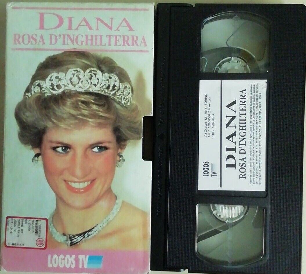 TeknoFilm - VHS - DIANA ROSA D'INGHILTERRA di A.A.V.V. (1997) - LOGOS TV (INEDITO IN DVD)